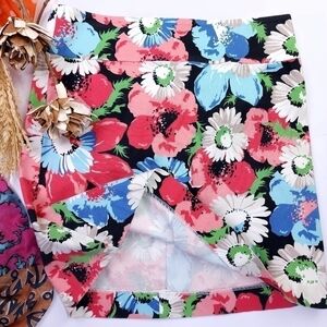 Talbots Petites Pink White Skirts Sz 8p